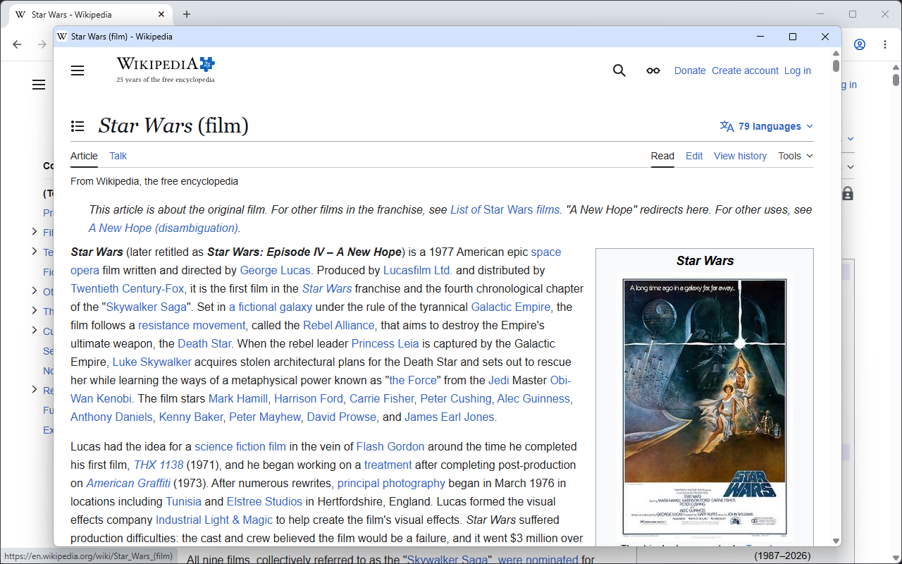 A Chrome popup-style basic window opened by the extension.